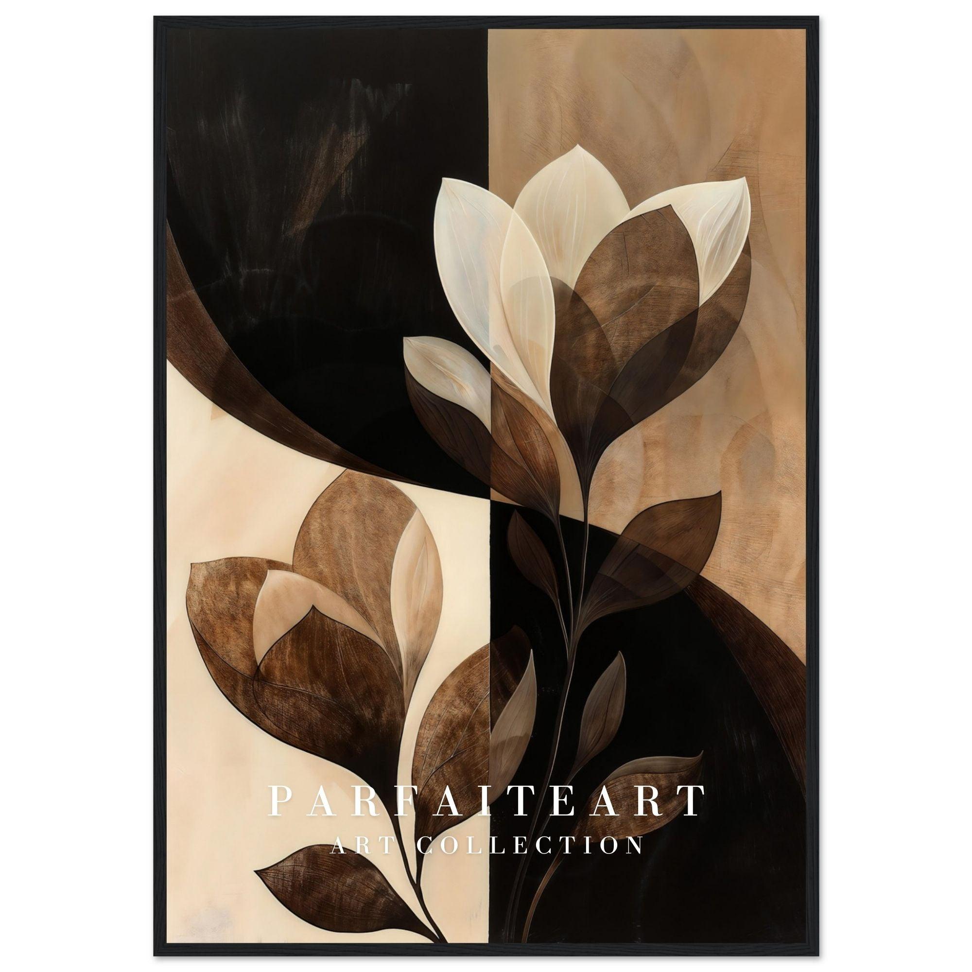 Abstract Wall Art,Botany,Premium Matte Paper Wooden Framed Poster AF 6 - ParfaiteArt