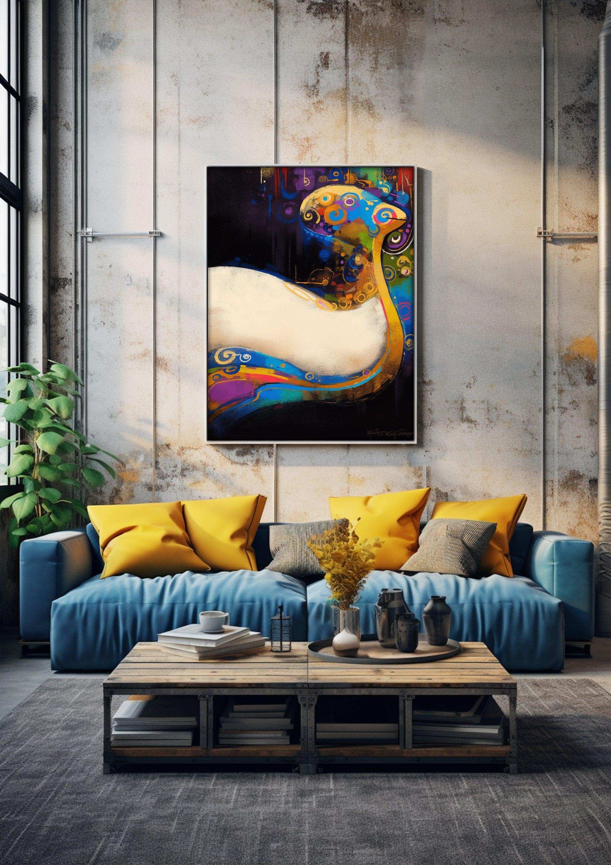 Surrealism,High-Quality Giclée Framed,Poster,Wall Art SPF 19 - ParfaiteArt