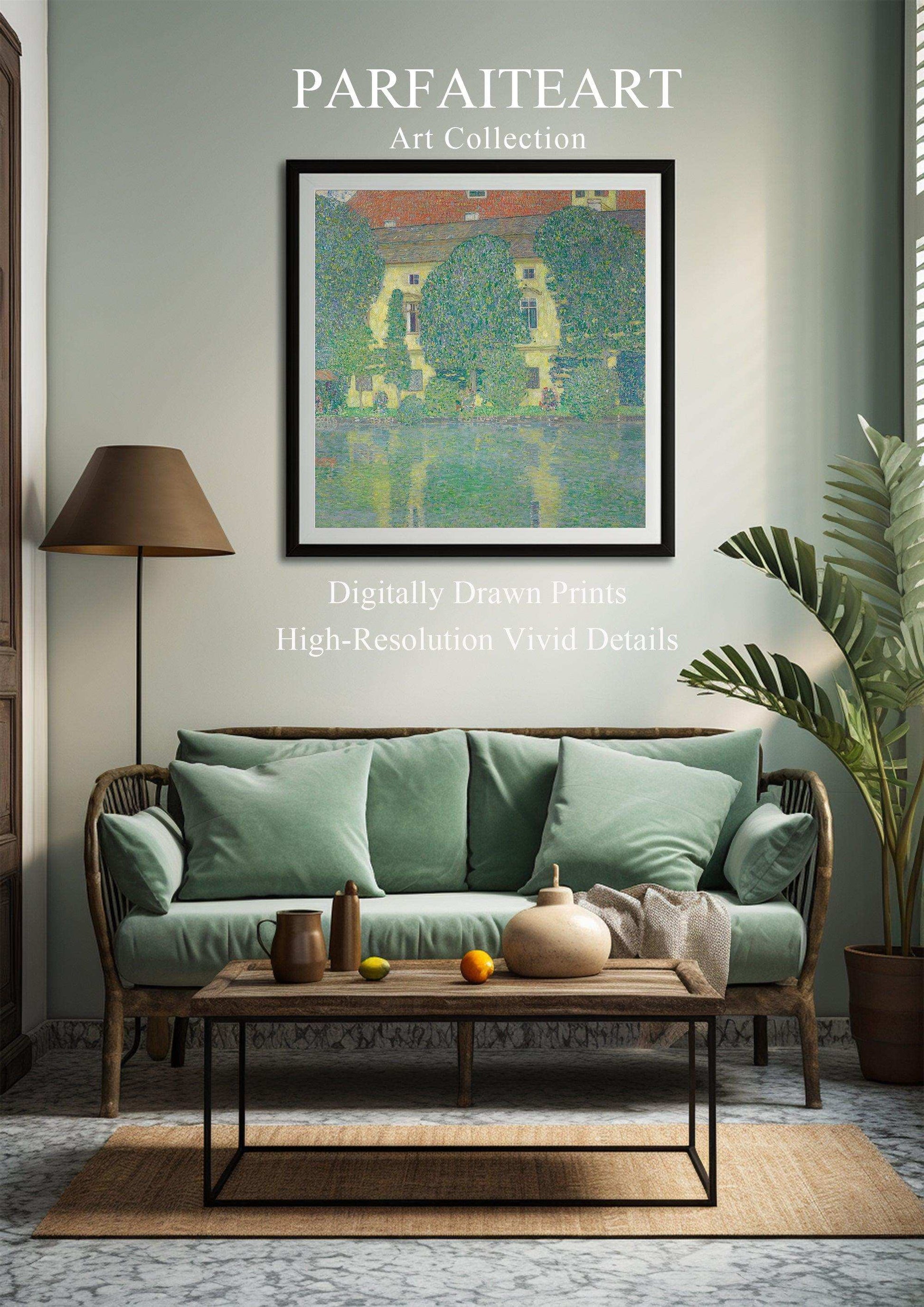 Fine Wall Art Prints，Art Nouveau , Landscapes ,Giclée Printing Technology #96