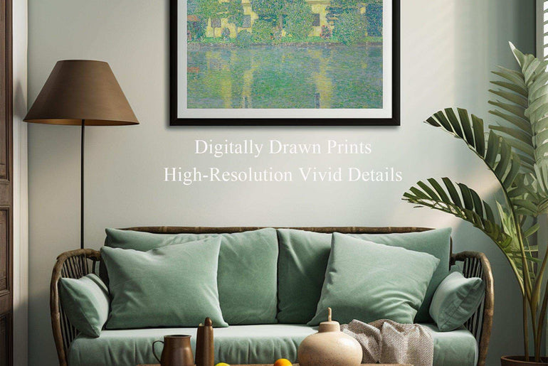 Fine Wall Art Prints，Art Nouveau , Landscapes ,Giclée Printing Technology #96