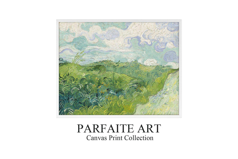 Van Gogh's Artwork: Giclée Prints Landscape - Impressionism oil painting and Art Deco Canvases #68 White