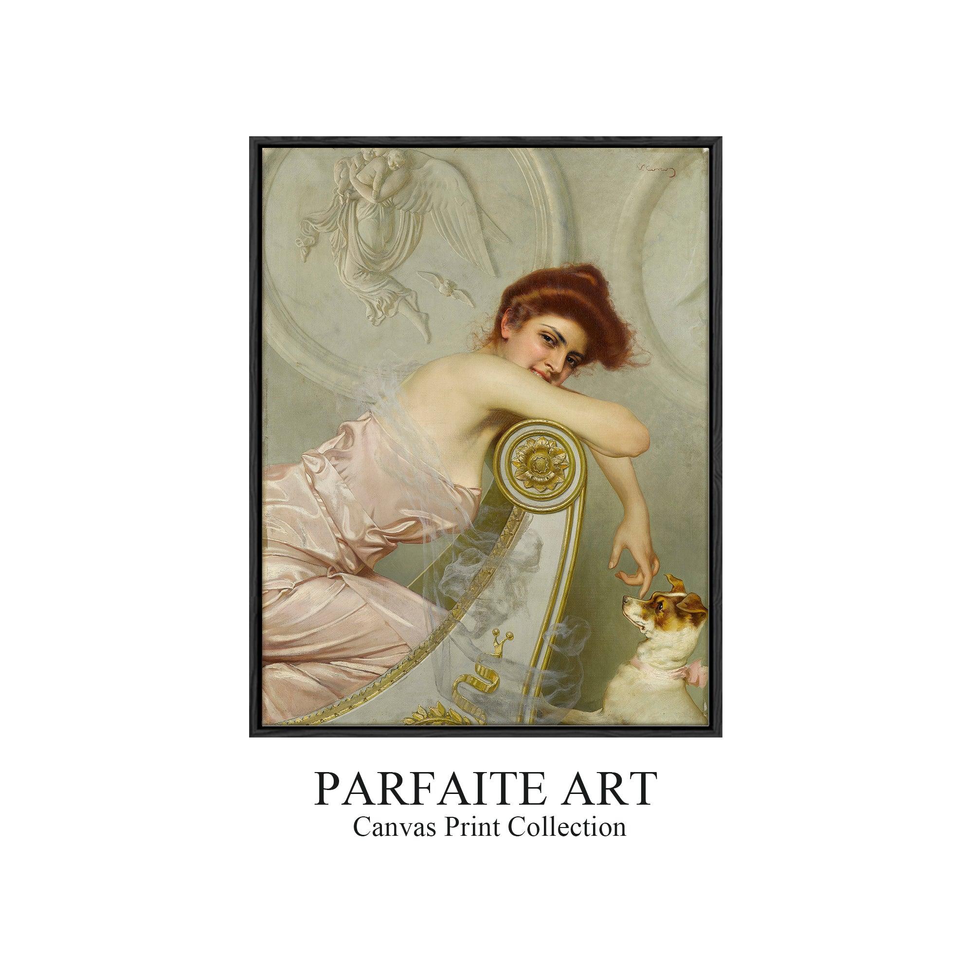 Romanticism,Wall Art,Canvas Print,Framed RC 14 - ParfaiteArt