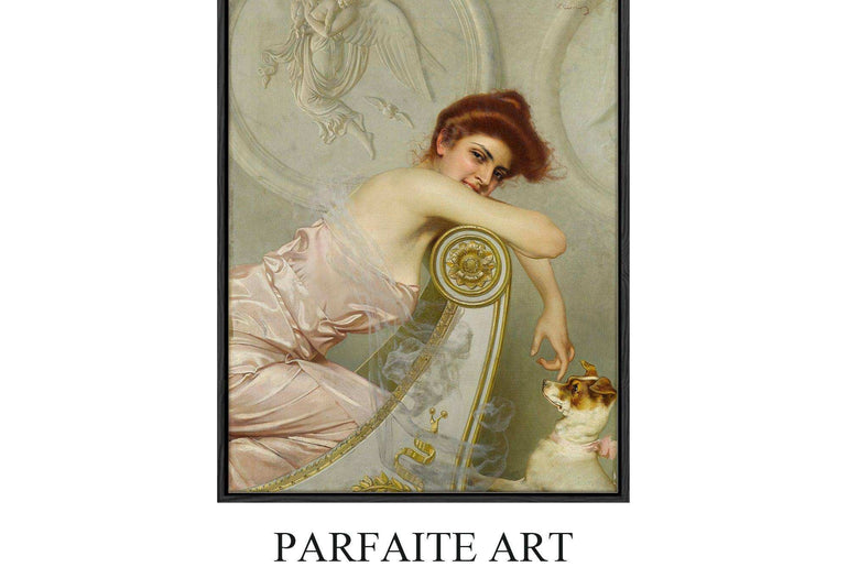 Romanticism,Wall Art,Canvas Print,Framed RC 14 - ParfaiteArt