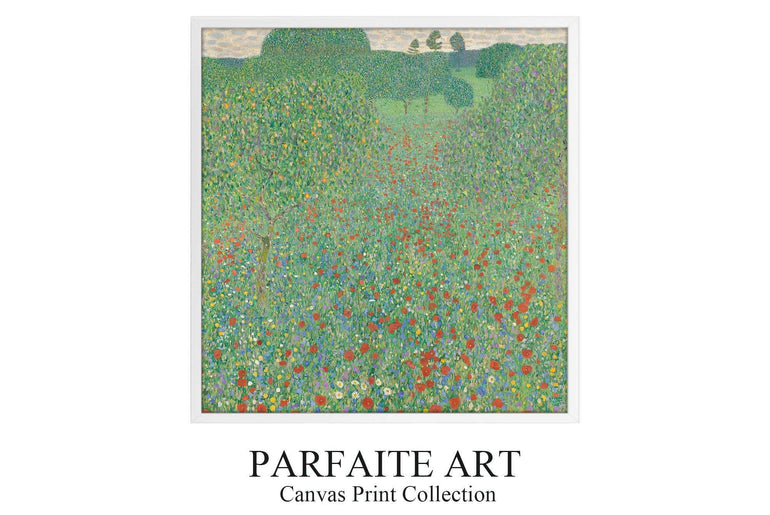 Giclée Printed, Art Deco & Art Nouveau , Landscapes on Printable Canvas #90 White