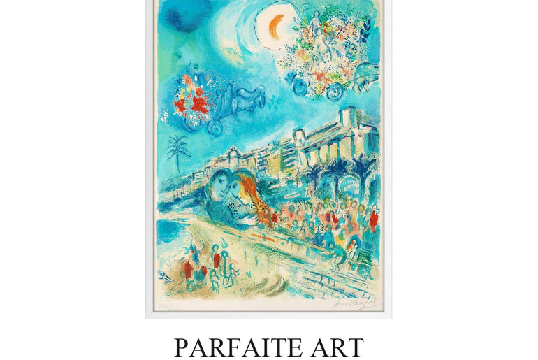 Primitivism,Watercolor,Wall Art,Fine Art Paper Print PF 4 - ParfaiteArt