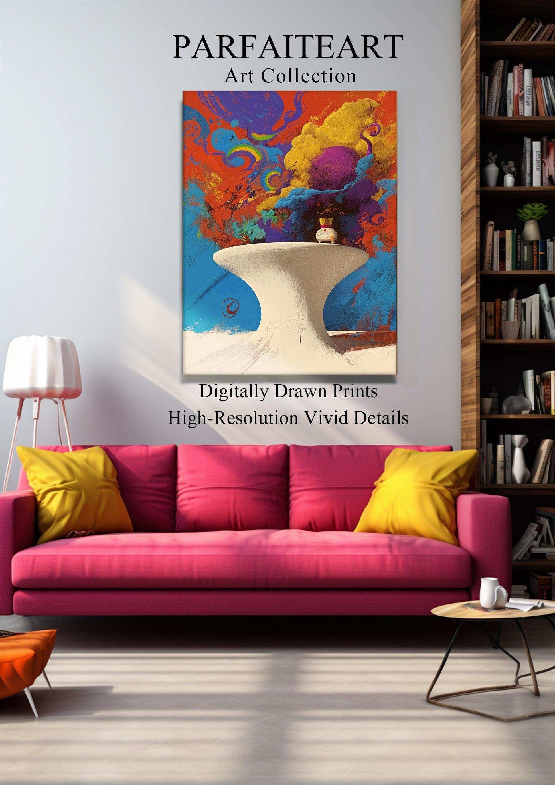 Surrealism,High-Quality Giclée Framed,Poster,Wall Art SPF 21 - ParfaiteArt