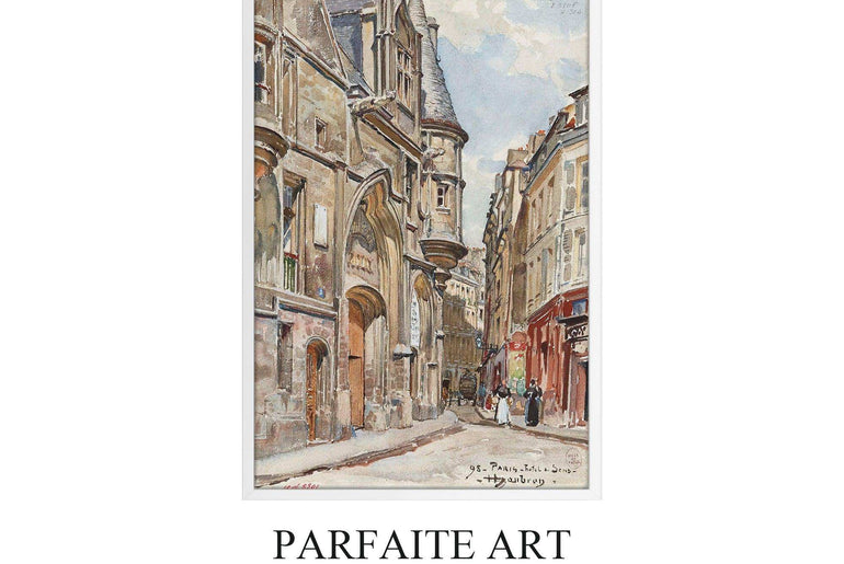 Giclée-Printed Wall Art,Architectural Landscapes #70 White