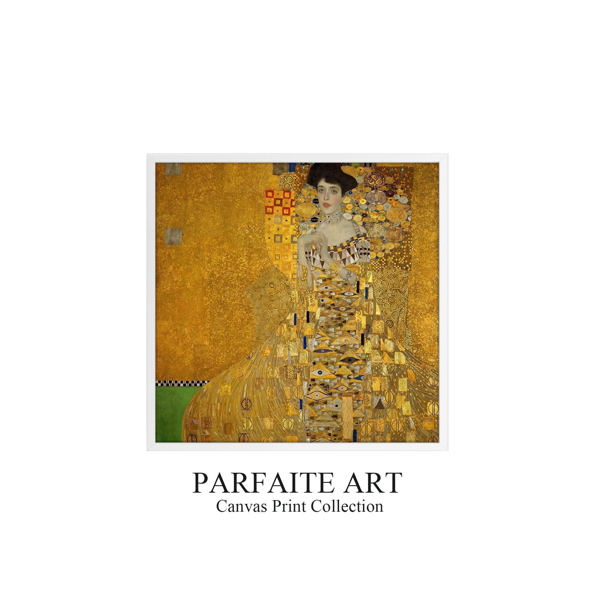 Portrait Art Nouveau, Klimt, Print Giclée Techniques  #95