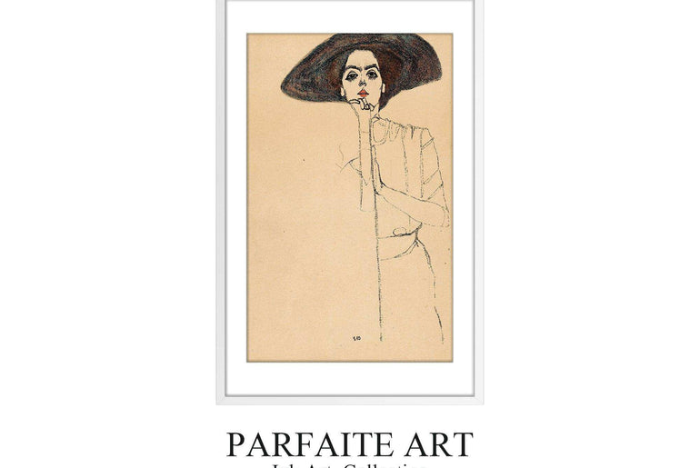 Unrivaled Sketch Prints on Framed Fine Art Paper - Vintage-Inspired, High-Quality Giclée Art #P9 white Frame