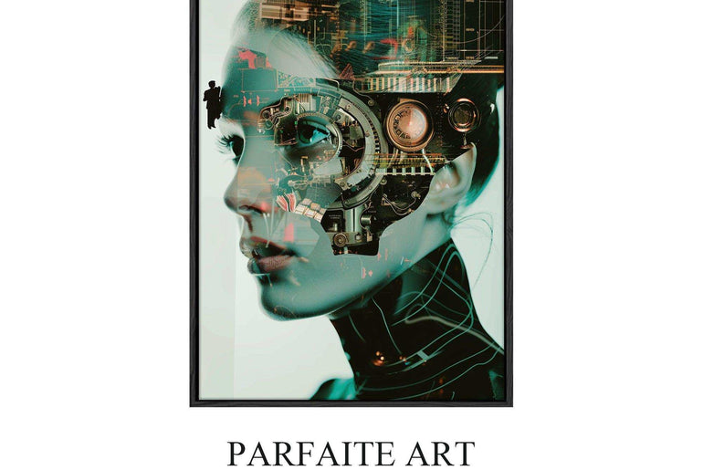 Surrealism,High-Quality Giclée Framed,Poster,Wall Art SPF 16 - ParfaiteArt