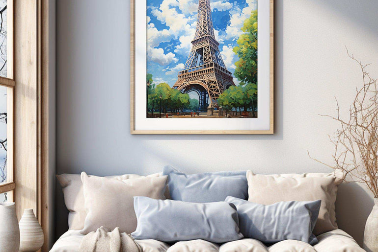 Eiffel Tower,Framed Fine Art Paper Prints，Wall art Prints for Your Home and Office Décor Needs，Vintage Wall Art Print ，Moody Wall Decor，Nature Prints Wall Art， Home Art Decor，High-Quality professional Giclee technique #13