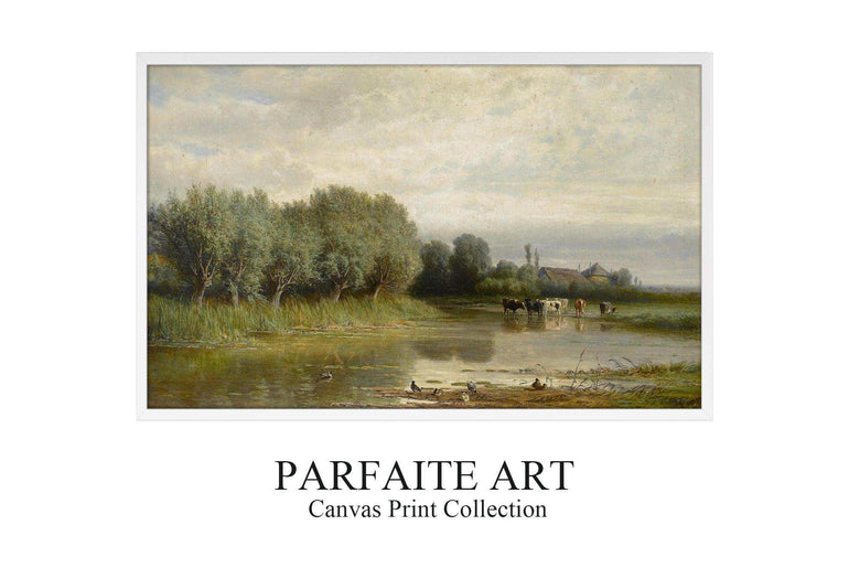 Classic Visions Giclée - Prestigious Landscape Canvas Prints for Home Elegance White