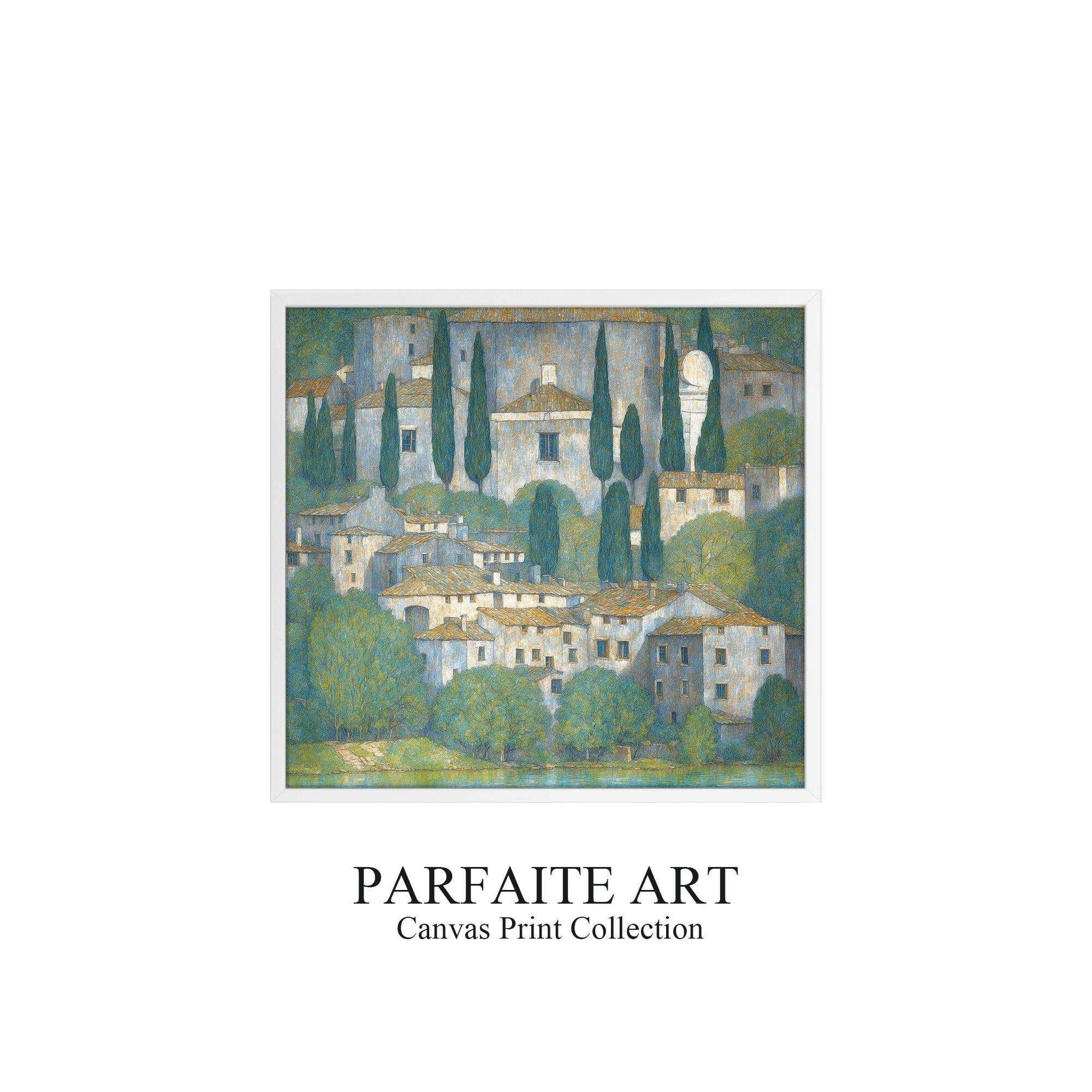 Art Nouveau & Landscapes on Printable Canvas #91 White