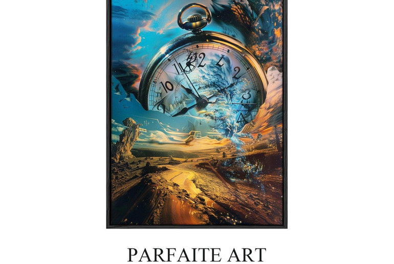 Surrealism,High-Quality Giclée Framed,Poster,Wall Art SPF 17 - ParfaiteArt