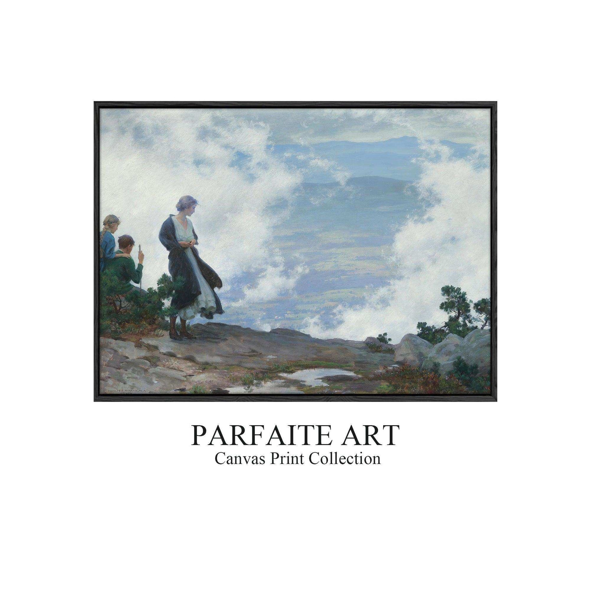 Romanticism,Wall Art,Canvas Print,Framed RC 2 - ParfaiteArt