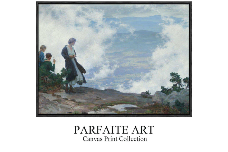 Romanticism,Wall Art,Canvas Print,Framed RC 2 - ParfaiteArt