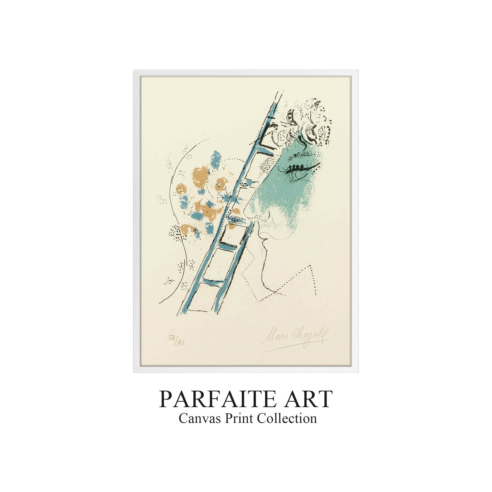 Primitivism,Watercolor,Wall Art,Fine Art Paper Print PF 5 - ParfaiteArt