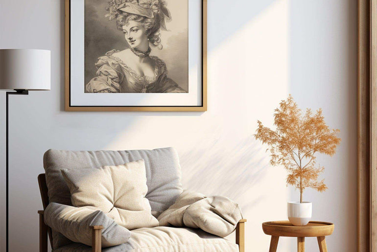 Classical Woman Portrait | Vintage Wall Art |Sketch etching printing |Moody Wall Decor |Home Decor Aesthetics|PRINTABLE Art |Digital Download