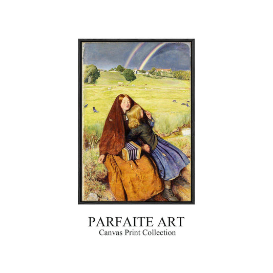 Romanticism,Wall Art,Canvas Print,Framed RC 16 - ParfaiteArt