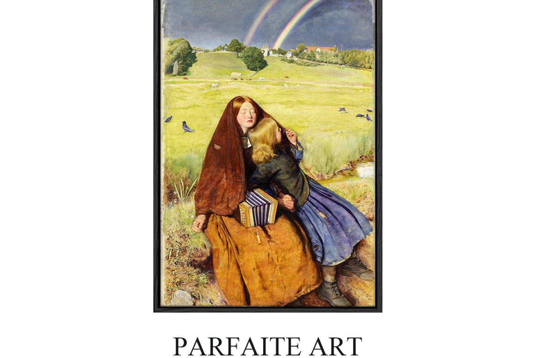 Romanticism,Wall Art,Canvas Print,Framed RC 16 - ParfaiteArt