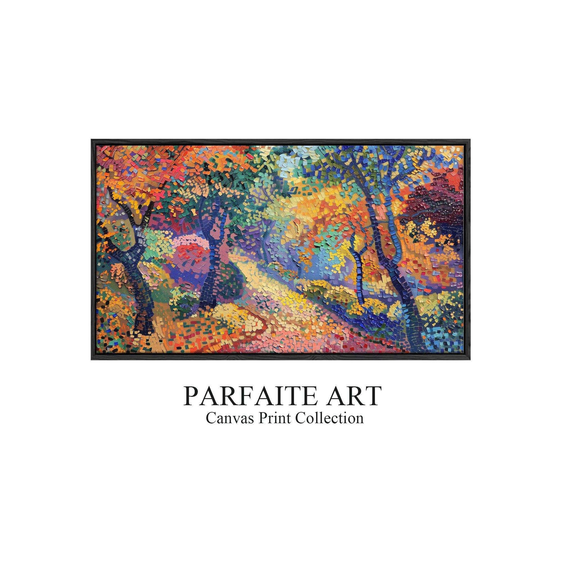 Pointillism Wall Art,Canvas Print PC 6 - ParfaiteArt