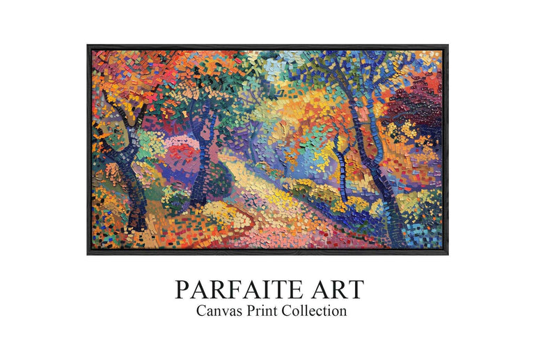 Pointillism Wall Art,Canvas Print PC 6 - ParfaiteArt