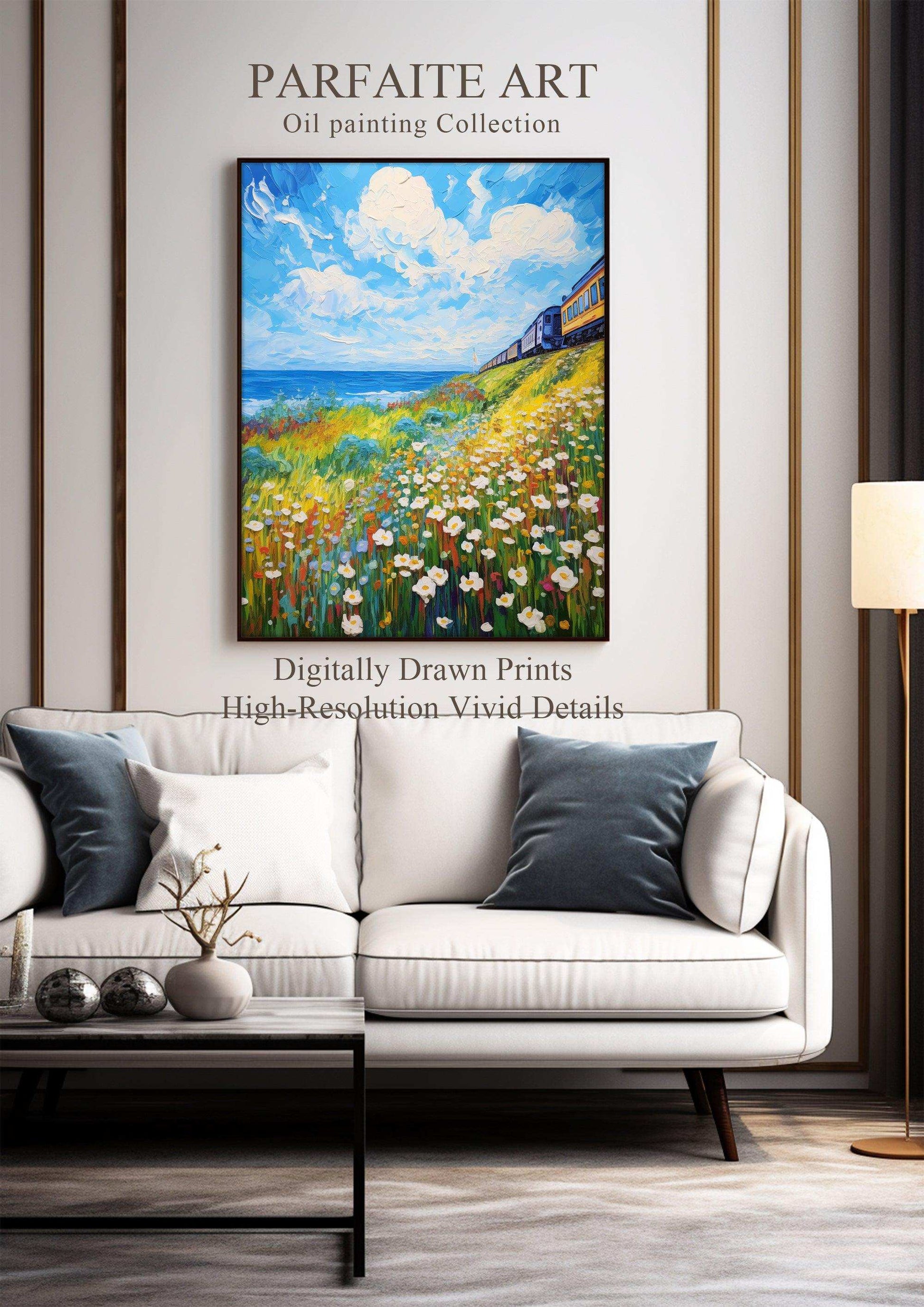 Landscape,Decorative Painting,Living room,Kids Gifts,Digital Download