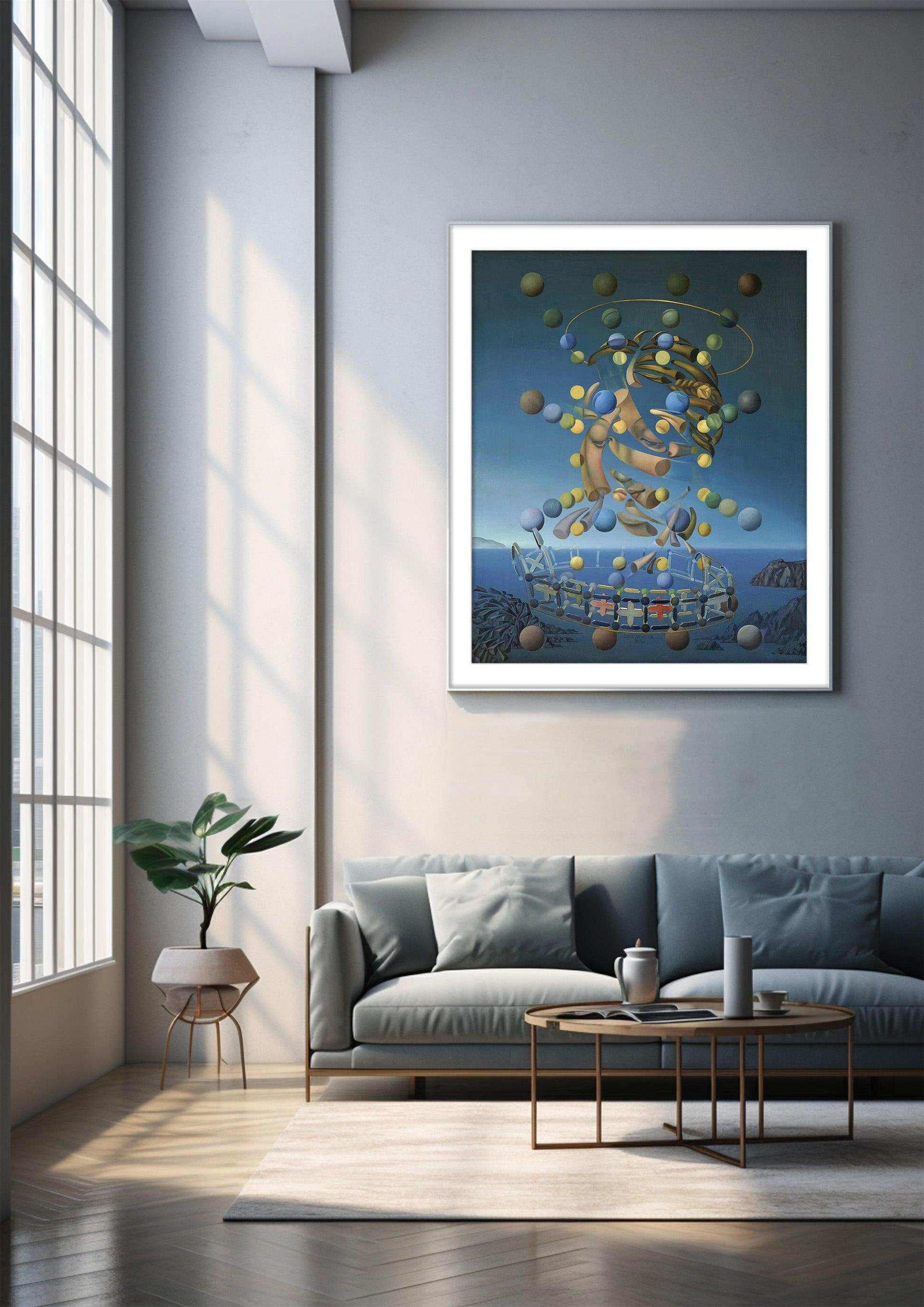 Surrealism,High-Quality Giclée Framed,Poster,Wall Art SPF 11 - ParfaiteArt