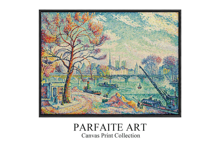 Pointillism Wall Art,Canvas Print PC 13 - ParfaiteArt