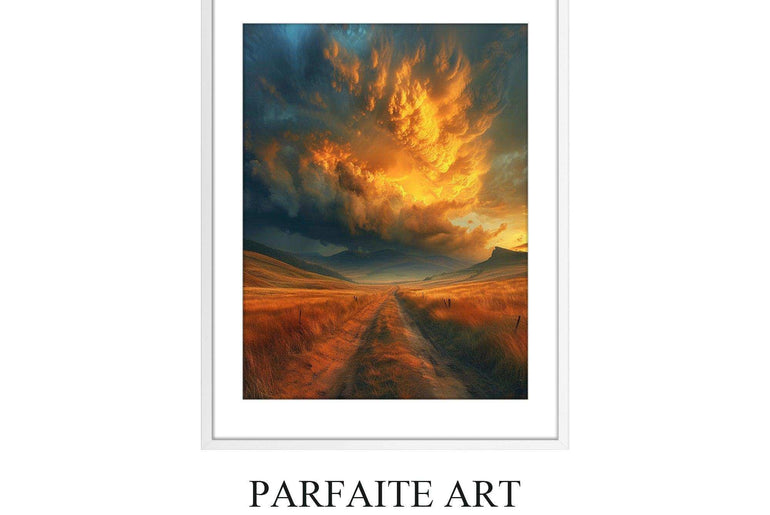 Photography Prints on Framed Fine Art Paper #P1 white Frame