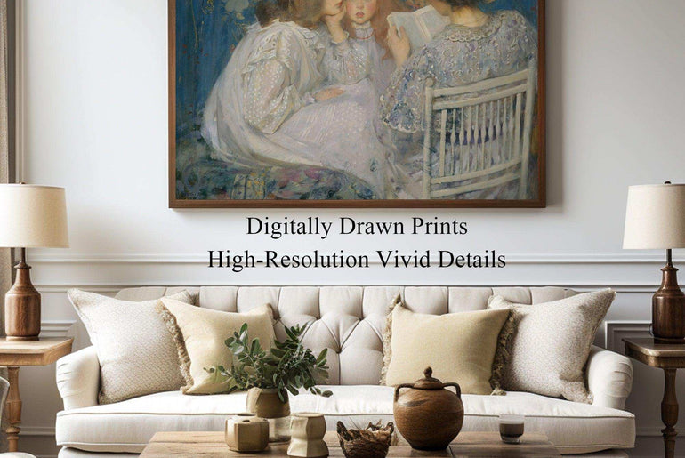 Romanticism,Wall Art,Canvas Print,Framed RC 7 - ParfaiteArt