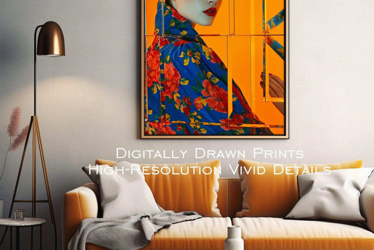 Vogue Allure: Chic Fashion Poster - Gallery-Quality Prints for Stylish Spaces，Digital Download