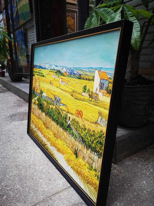 The harvest (1888) - Vincent van Gogh Handmade Painted