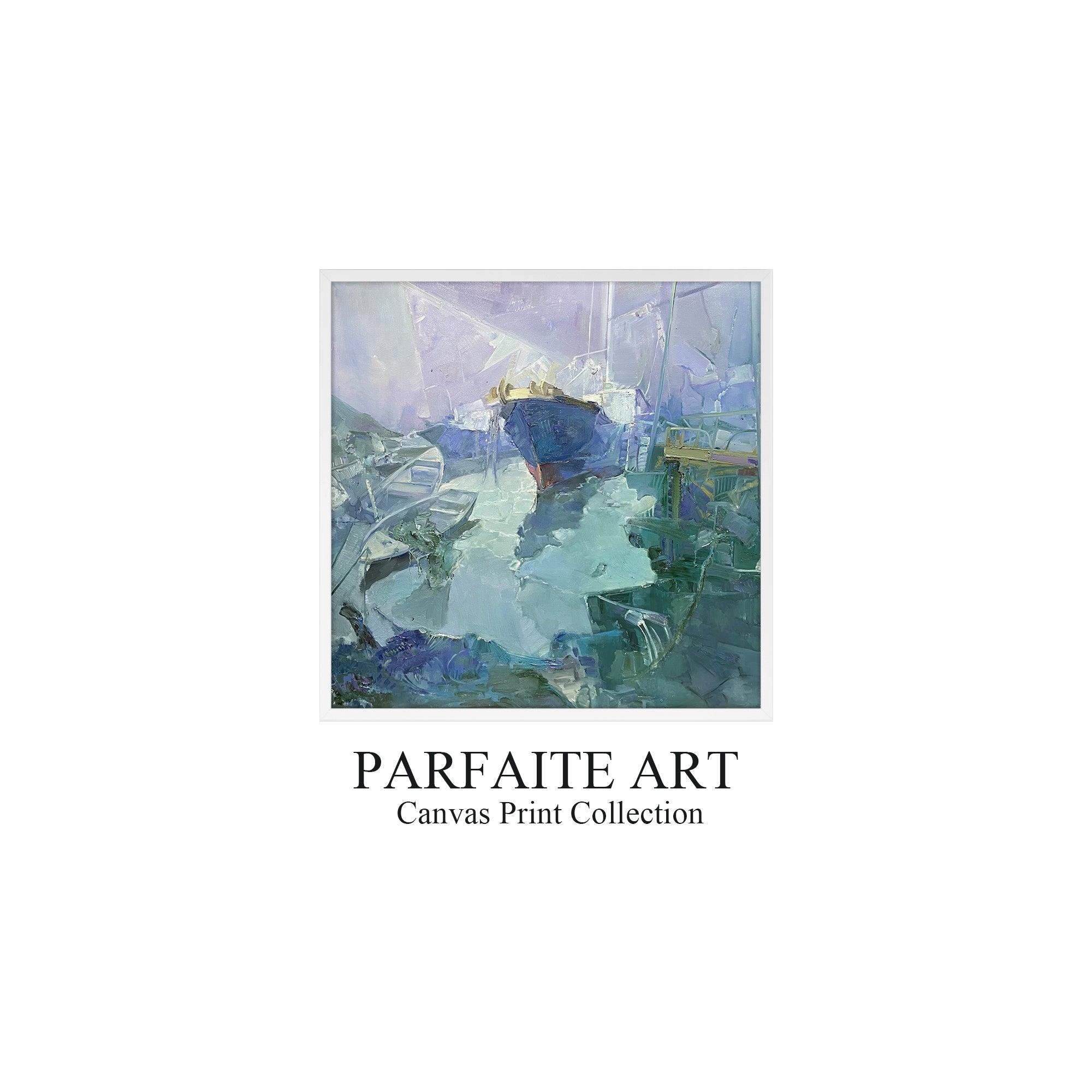 Original Painting,Handmade,Canvas Print,Abstract Art,Landscape,Art Decor For Living Room O17 - ParfaiteArt