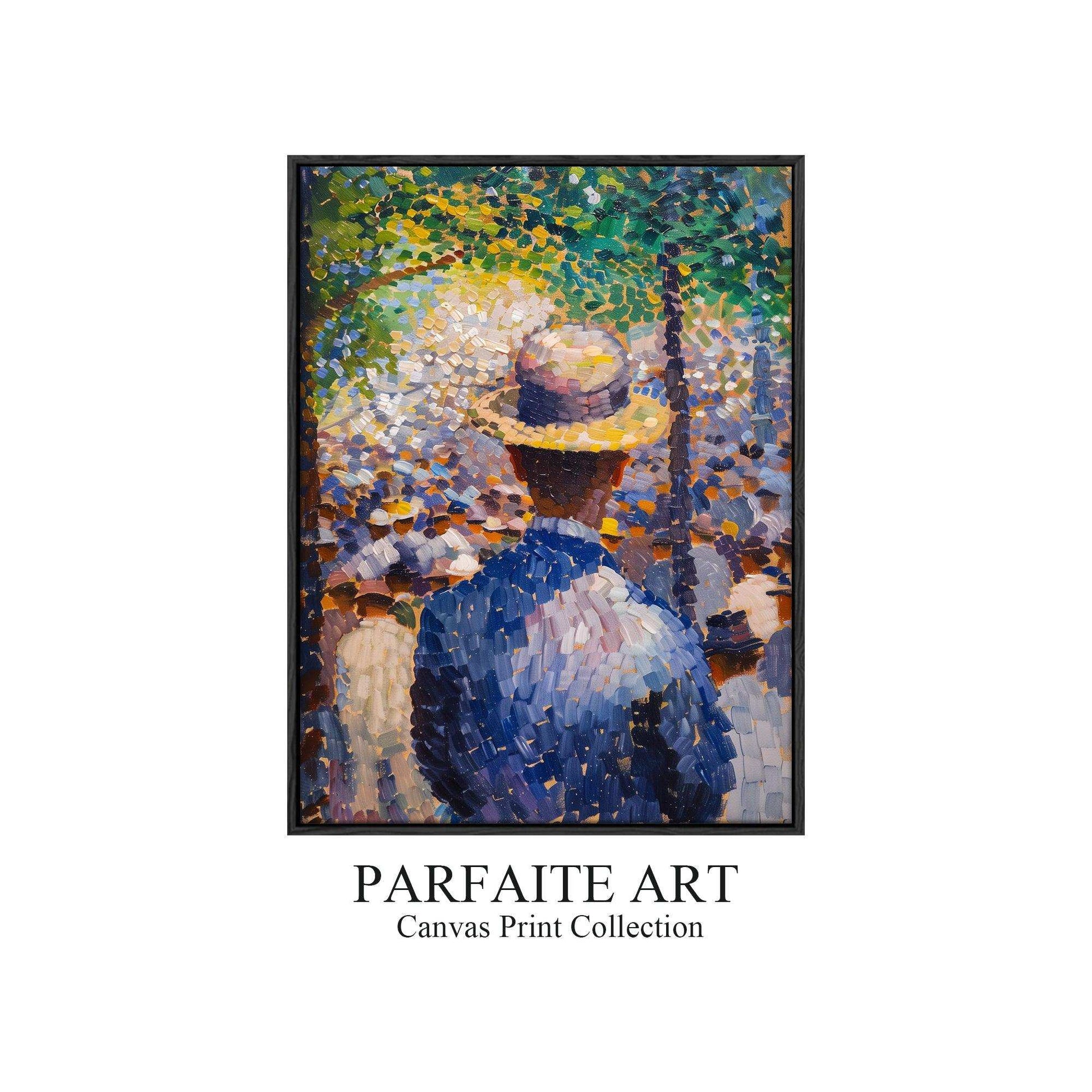 Pointillism Wall Art,Canvas Print PC 4 - ParfaiteArt