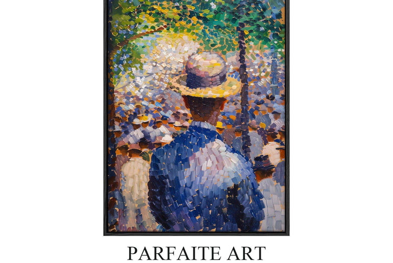 Pointillism Wall Art,Canvas Print PC 4 - ParfaiteArt