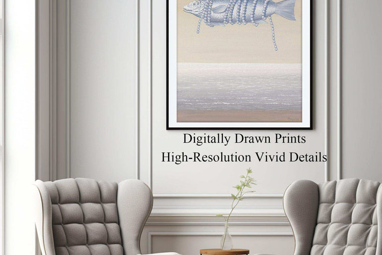 Surrealism,High-Quality Giclée Framed,Poster,Wall Art SPF 2 - ParfaiteArt