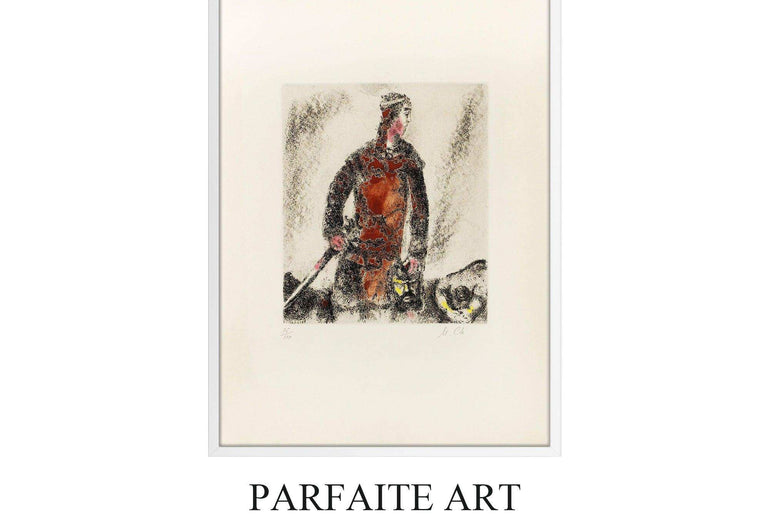 Primitivism,Sketch,Wall Art,Fine Art Paper Print PF 2 - ParfaiteArt