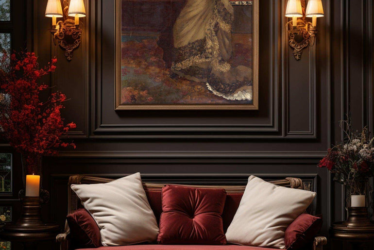 Romanticism,Wall Art,Canvas Print,Framed RC 5 - ParfaiteArt