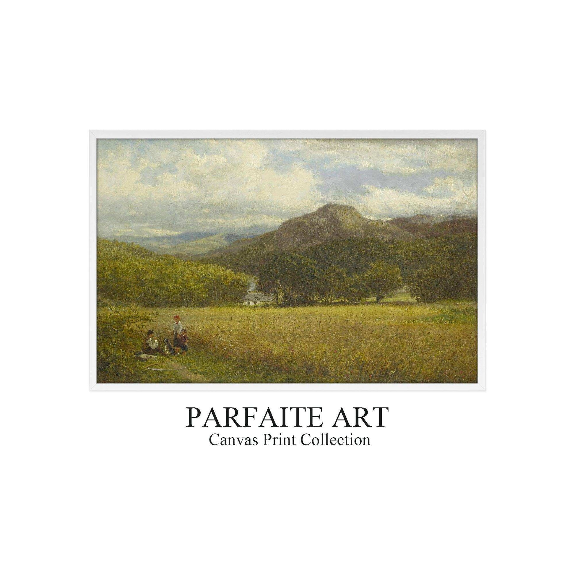 Landscape Canvas Painting Prints,Giclée Printing Technique#51 White