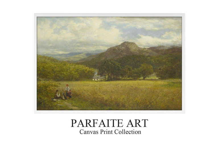 Landscape Canvas Painting Prints,Giclée Printing Technique#51 White