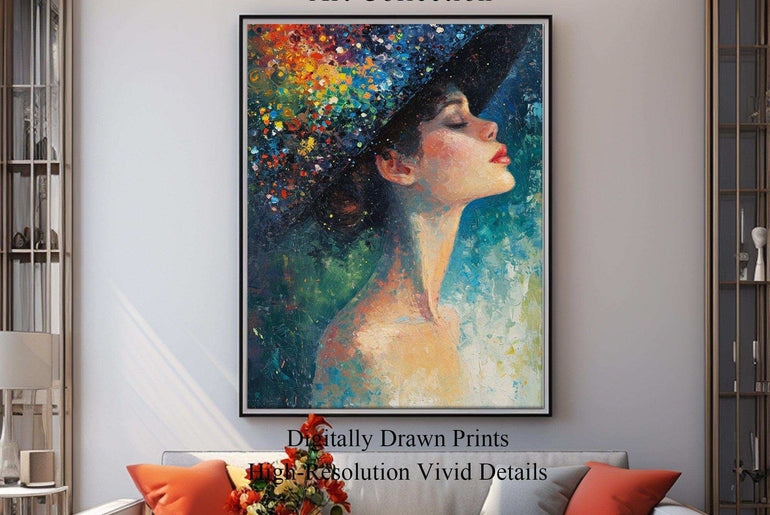 Pointillism Wall Art,Canvas Print PC 3 - ParfaiteArt