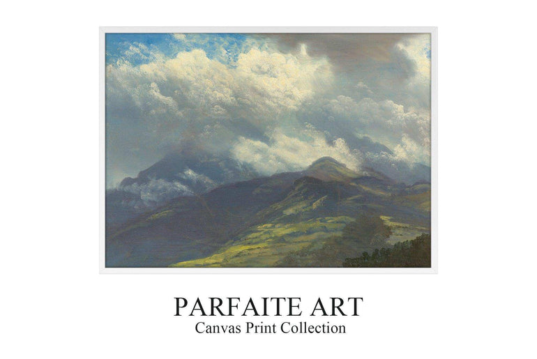 Landscape Canvas Painting Prints,Wall Art,Giclée Printing Technique White