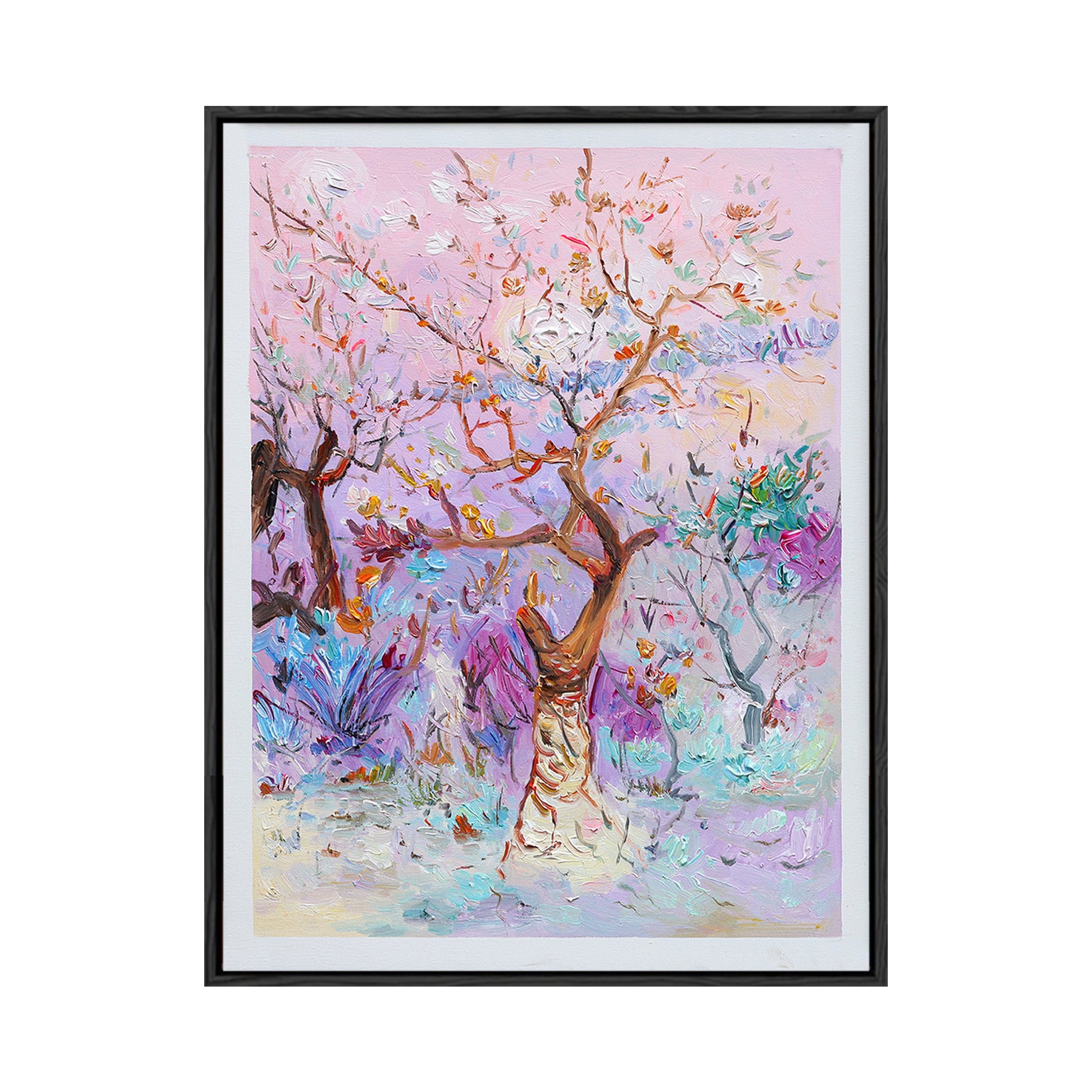 Blossoming Tree in Pastel Paradise