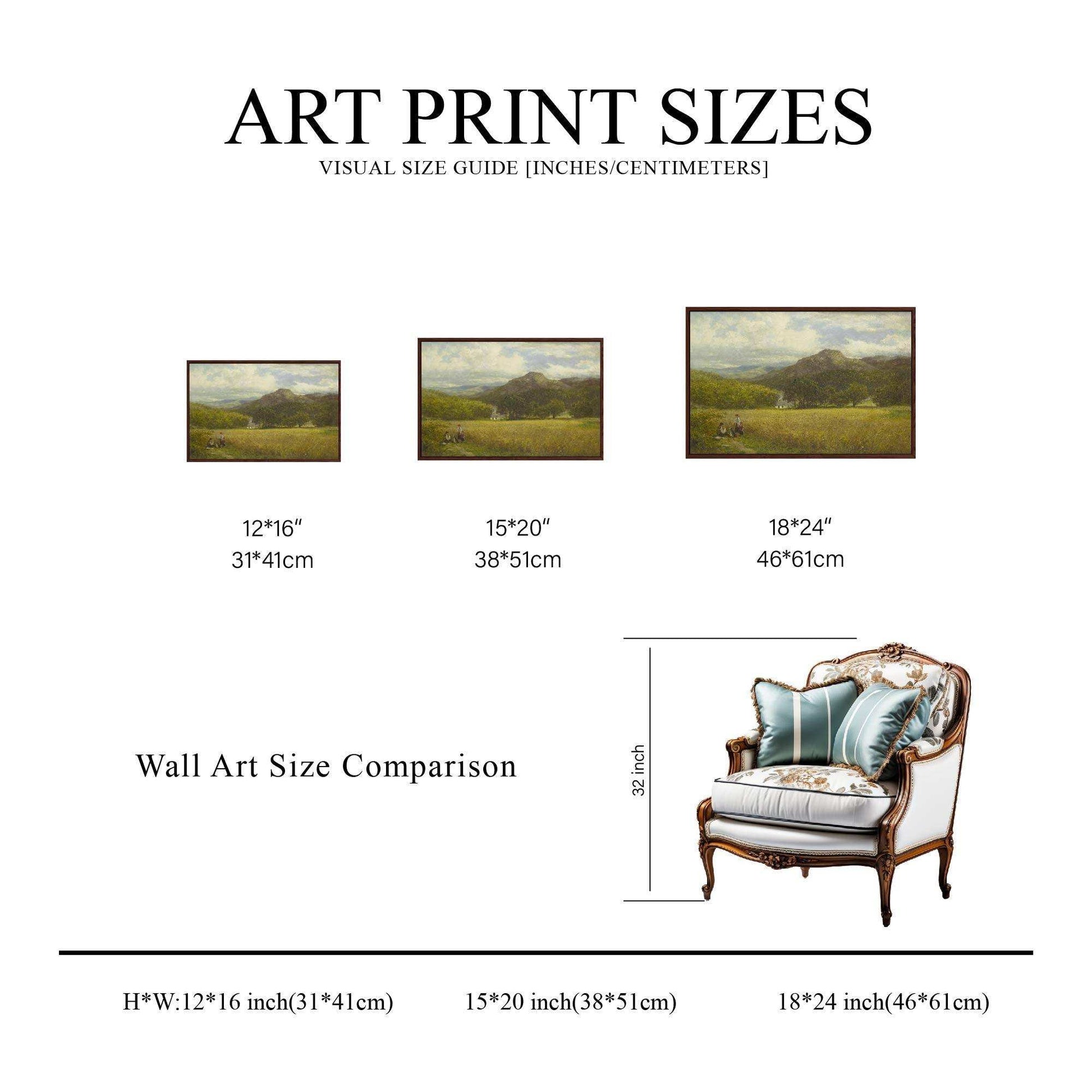 Landscape Canvas Painting Prints,Giclée Printing Technique#51