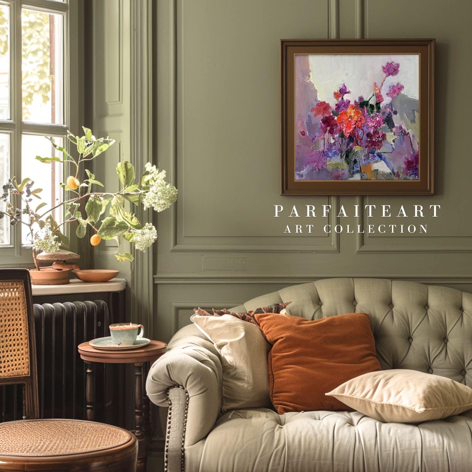 Original Painting,Handmade,Canvas Print,Abstract Art,Botany,Art Decor For Living Room O11 - ParfaiteArt
