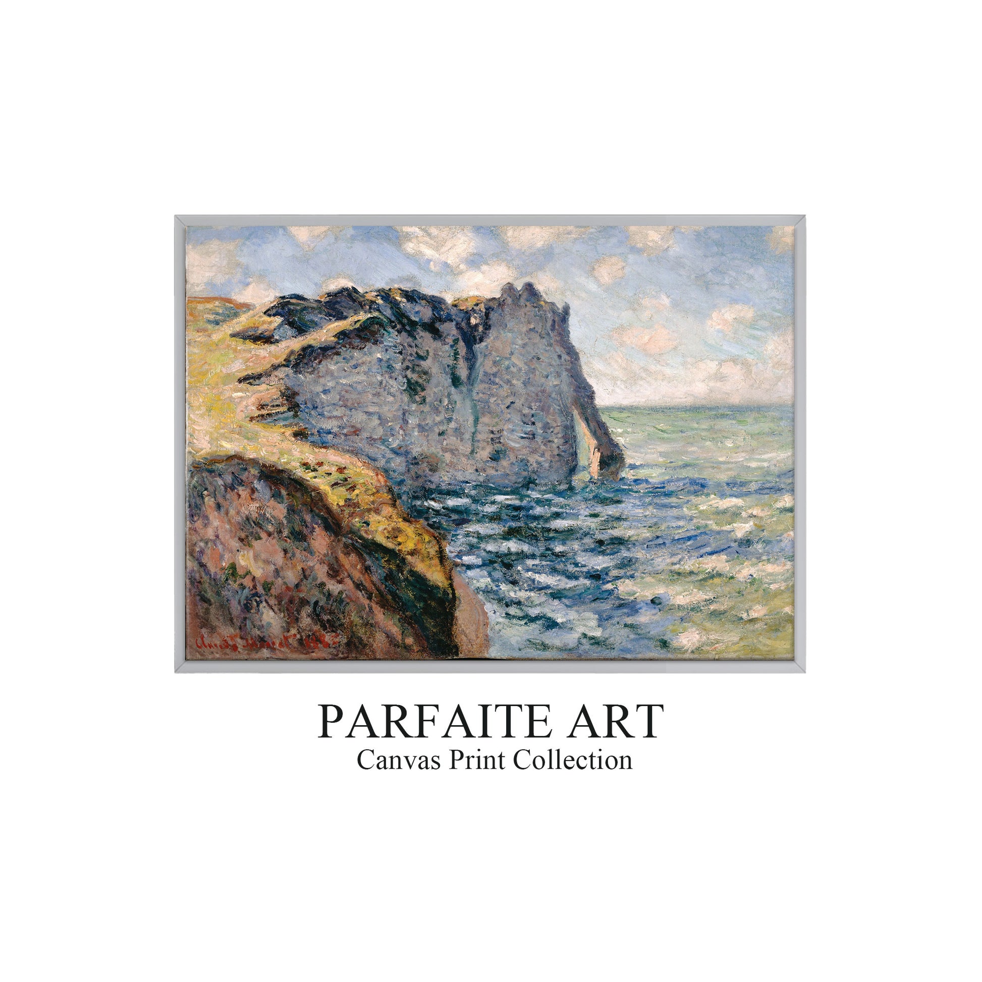 The Cliff of Aval, Etrétat (1885) - Claude Monet