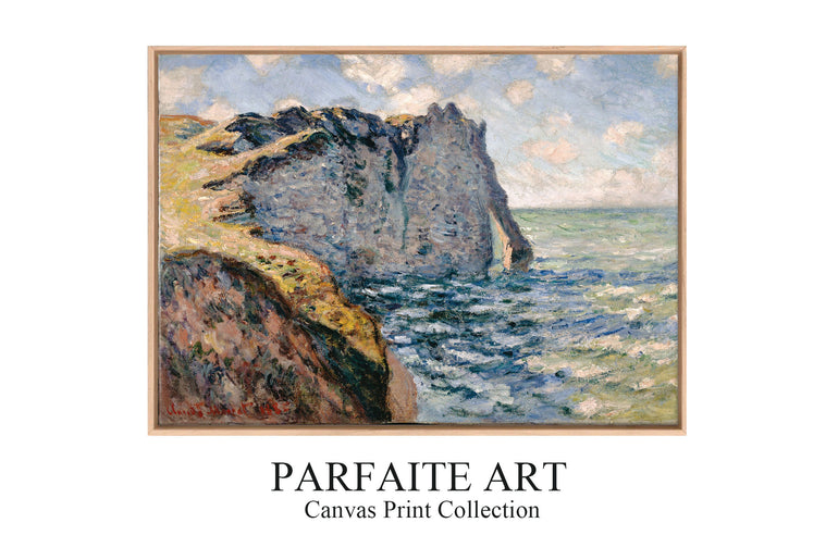 The Cliff of Aval, Etrétat (1885) - Claude Monet