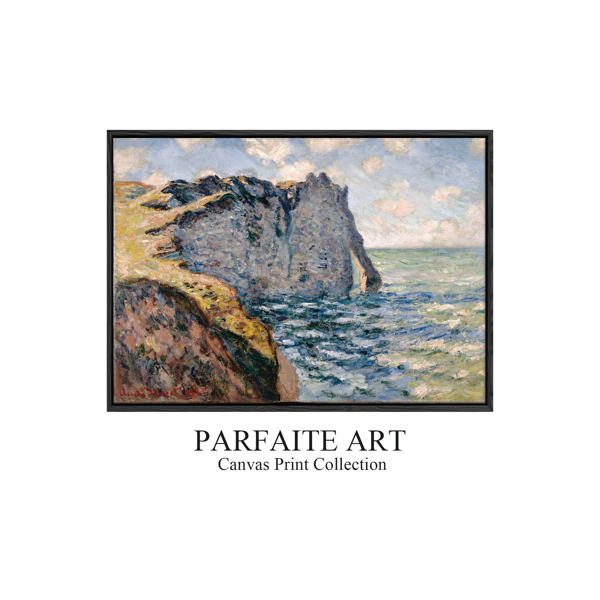 The Cliff of Aval, Etrétat (1885) - Claude Monet