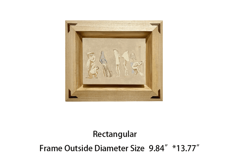 Vintage Decorative Paintings,Solid Wood Art Frames,HomeGalleryDecor #P4 1